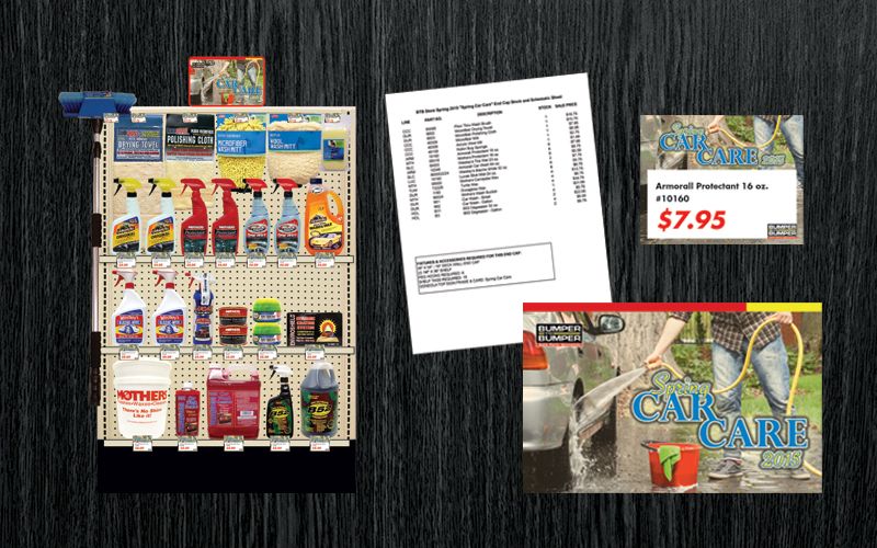 Example of in-store point of sale display